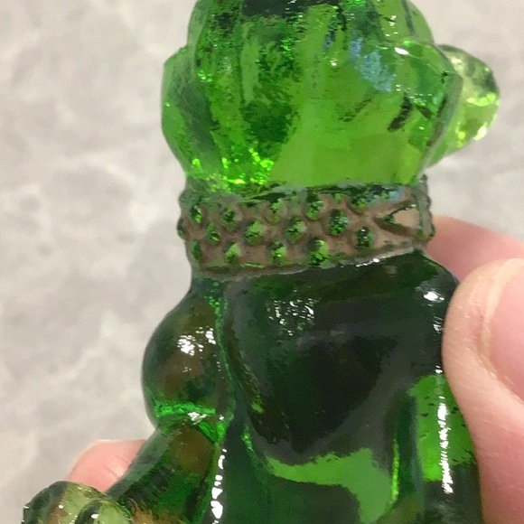 Vtg Westmoreland 2.5” Glass Bulldog Figurine Rhinestone Eyes - Picture 7 of 7